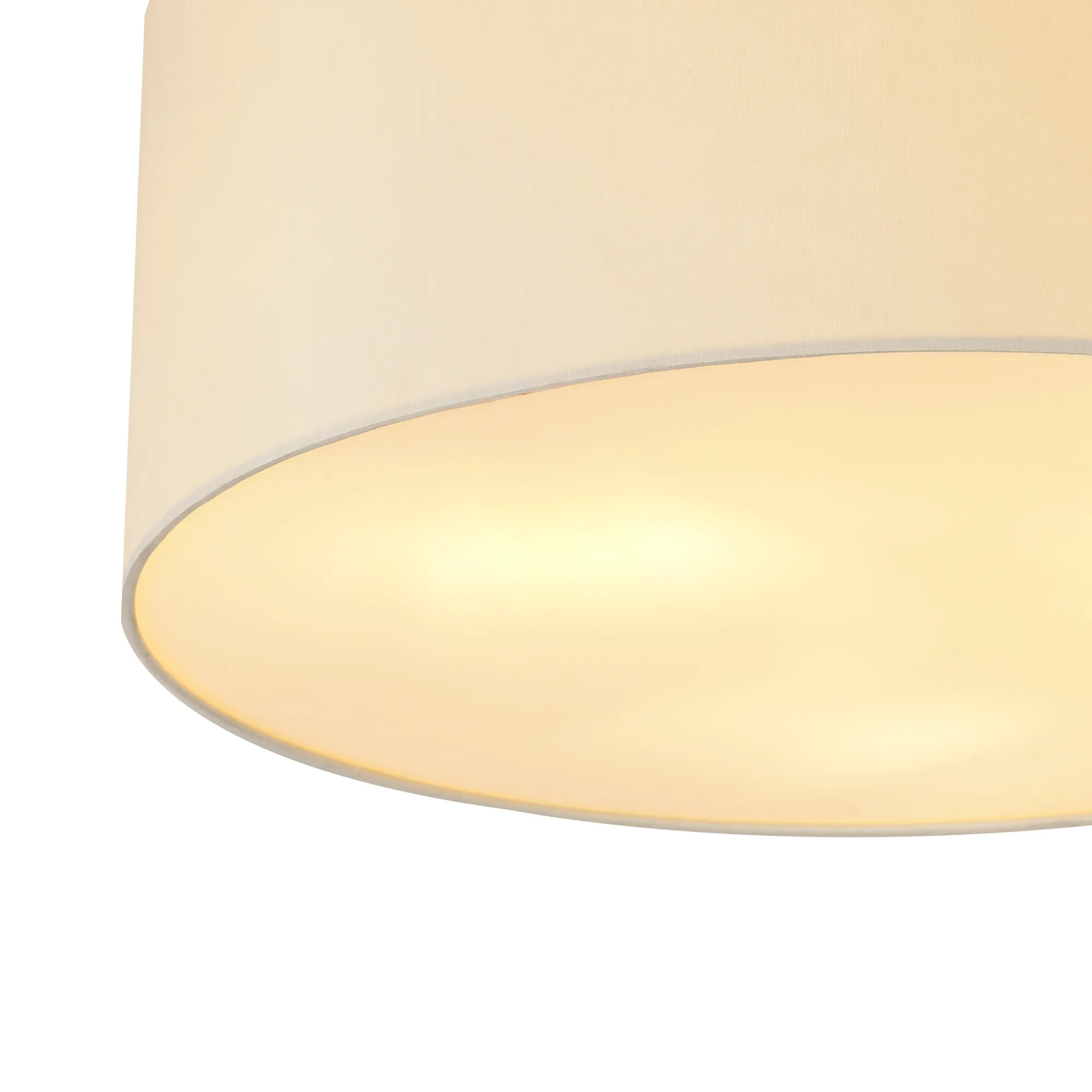 Baymont 50cm Flush 5 Light Ivory Pearl, Frosted Diffuser DK0638  Deco Baymont WH IV